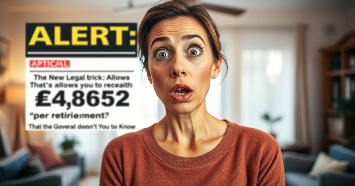 ALERTE : La nouvelle astuce légale qui permet de toucher 4852€ par mois à la retraite que le gouvernement ne veut pas que vous connaissiez !
