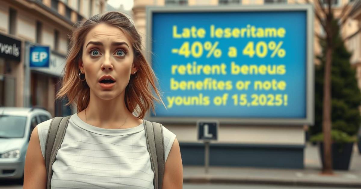 ALERTE : Les Français qui ne font pas ça avant le 15 avril 2025 risquent de perdre 40% de leur retraite !