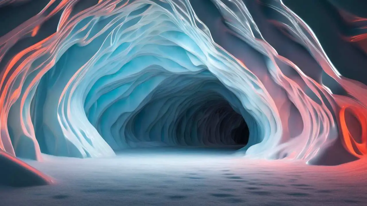 Pyrénées : Des sculpteurs transforment une grotte de glace en œuvre d'art